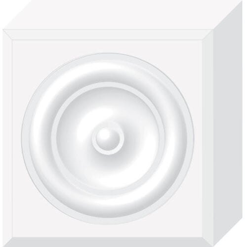 734MDF Beveled Rosette Block