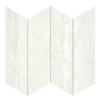 Invictus White Vein Cut Large Chevron Matte Invictus Vein Cut White