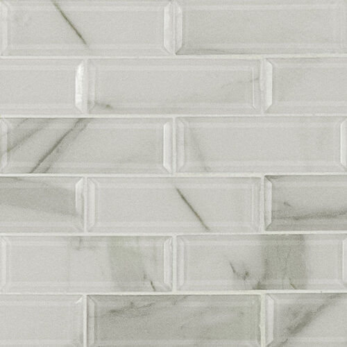 IVORY AMBER BEVELED MOSAIC