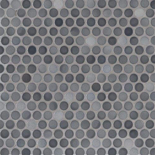 Pennyround Grigio Mix, SMOT-PT-PENRD-GRIMIX PENNY ROUND GRIGIO MIX MOSAIC
