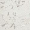 statuario-celano-hexagon-6mm STATUARIO CELANO GLASS MOSAIC
