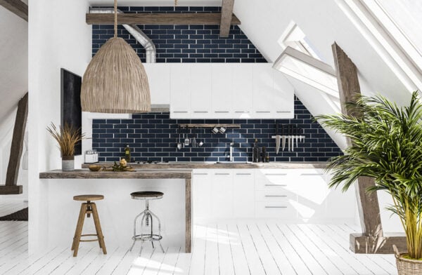 VAGUE BLUE SUBWAY TILE