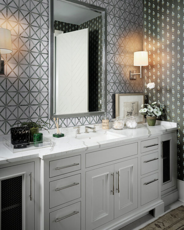 Verdant Green Geometrica Pattern