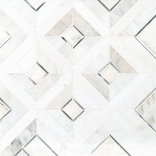 VERONA SILVER PATTERN TILE