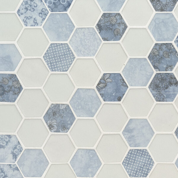 VISTA AZUL 2" HEXAGON MOSAIC