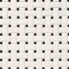 WHITE & BLACK BASKETWEAVE MOSAIC