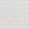 white-and-gray-matte-basketweave-6mm WHITE AND GRAY BASKETWEAVE Mosaic