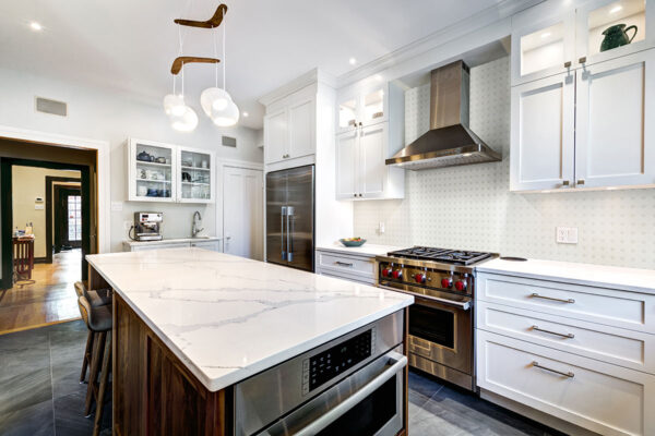 white-and-gray-matte-octagon room WHITE & GRAY OCTAGON MOSAIC