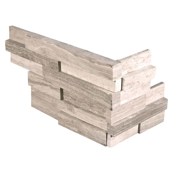 white-oak-3d-honed Corner WHITE OAK 3D STACKED STONE
