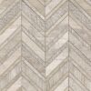 WHITE QUARRY CHEVRON PATTERN